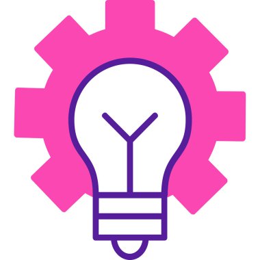 Ampul. Web simgesi basit tasarım