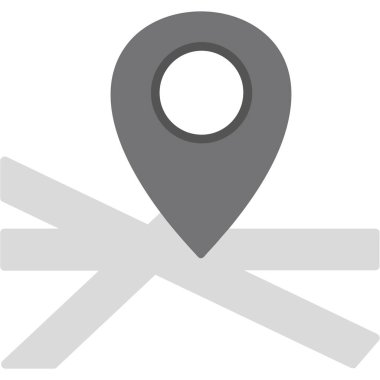 konum pin simgesi vektör illüstrasyonu