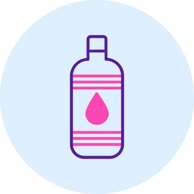 Şişe. Web simgesi basit illüstrasyon