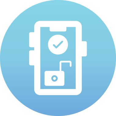 cep telefonu ikonu vektör illüstrasyonu