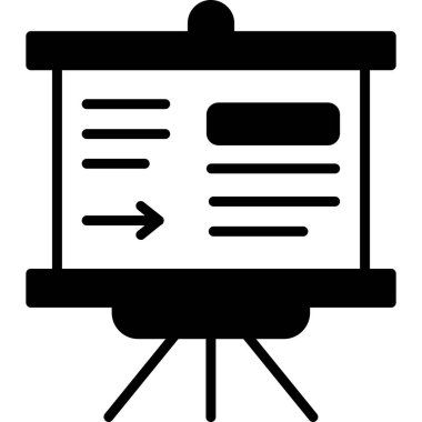 Yönetim Kurulu simgesi. Yönetim Kurulu vektör simgesi web için basit örnek