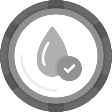 Simgeyi bırak. Kan damlası ikonunun vektör çizimi. beyaz üzerine izole.