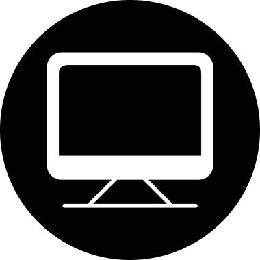 lcd. Web simgesi basit illüstrasyon