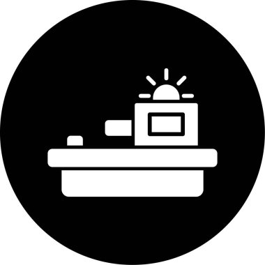 vektör lcd simgesi illüstrasyonu