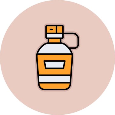 Parfüm. Web simgesi basit illüstrasyon