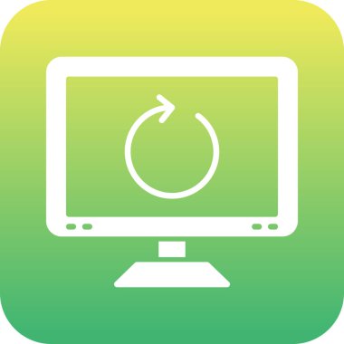 bilgisayar vektör simgesi modern illüstrasyon