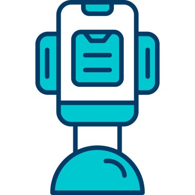 Modern bir simgenin vektör illüstrasyonu