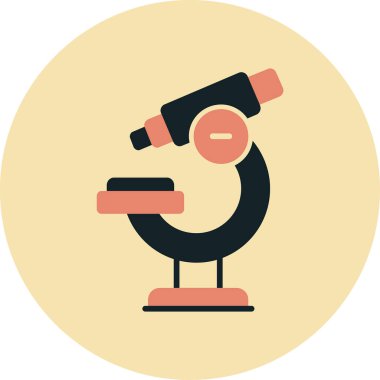 teleskop simgesi vektör illüstrasyonu