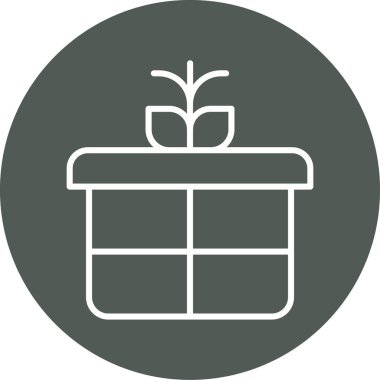 Kutu Simgesinin Vektör illüstrasyonu