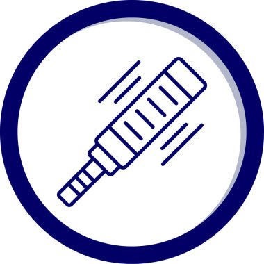 Fırça. Web simgesi basit tasarım