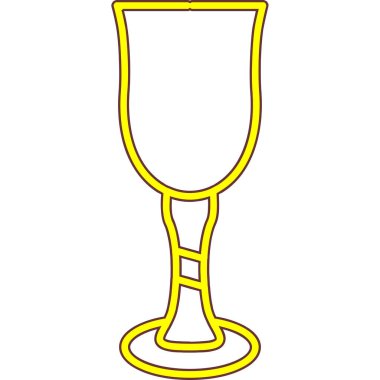 şarap cam izole kutsal kişilerin resmi