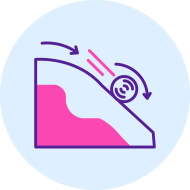 Modern bir simgenin vektör illüstrasyonu