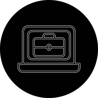 vektör dizüstü simgesi illüstrasyonu