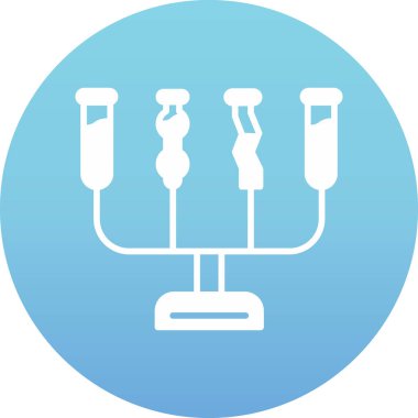 Diş bakımı düz simgesi, vektör, illüstrasyon