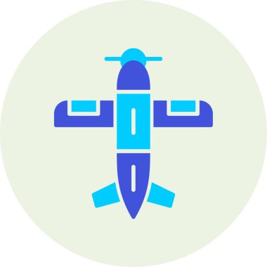 Uçak. Web simgesi basit illüstrasyon