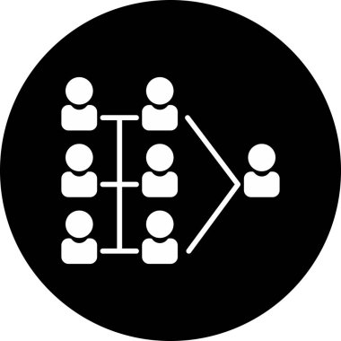 ağ vektörü düz simgesi