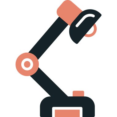 Robotik Kol vektör simgesi