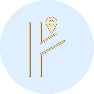 işaret simgesi. Moda biçimi izole edilmiş vektör