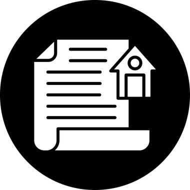 sözleşme ikonu vektör illüstrasyonu