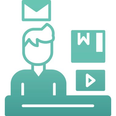 seo modern simgesinin vektör illüstrasyonu