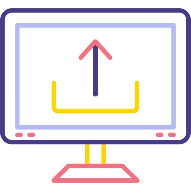 seo modern simgesinin vektör illüstrasyonu