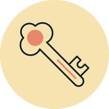 Projeniz için vektör anahtar simgesi