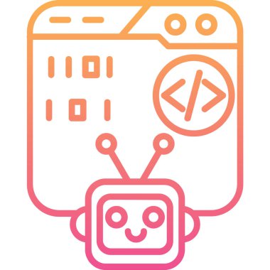 Seo simgesinin vektör illüstrasyonu