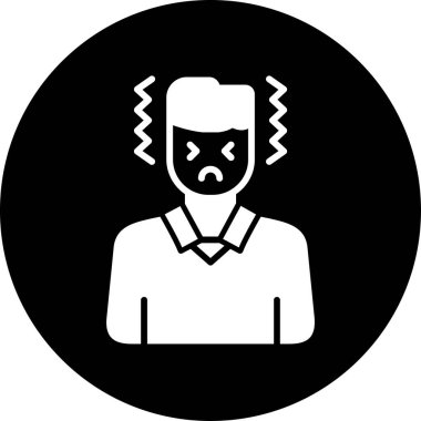 man simgesi vektör illüstrasyonu