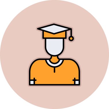 Eğitim simgesinin vektör illüstrasyonu