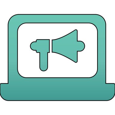 Hoparlör simgesi, vektör illüstrasyonu