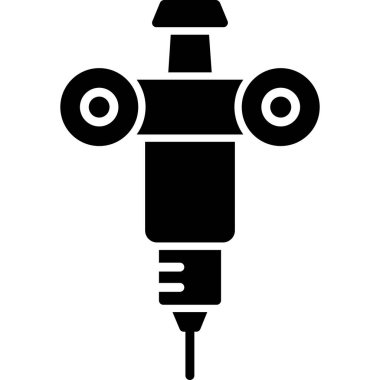 Dolgu simgesi vektör illüstrasyonu
