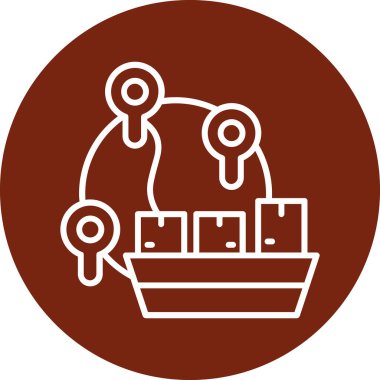 seo modern simgesinin vektör illüstrasyonu