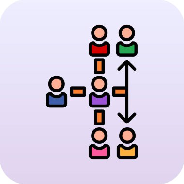 Sosyal ağ simgesi. vektör illüstrasyonu.