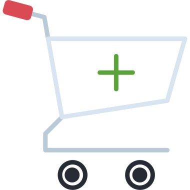 Alışveriş. Web simgesi basit illüstrasyon