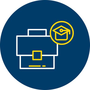 eğitim web simgesi basit illüstrasyon