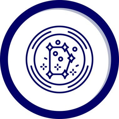 Pusula. Web simgesi basit illüstrasyon