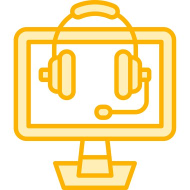 Bilgisayar simgesi. Basit resimleme