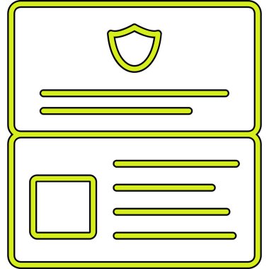 Tarayıcı güvenlik simgesi ana hat biçiminde