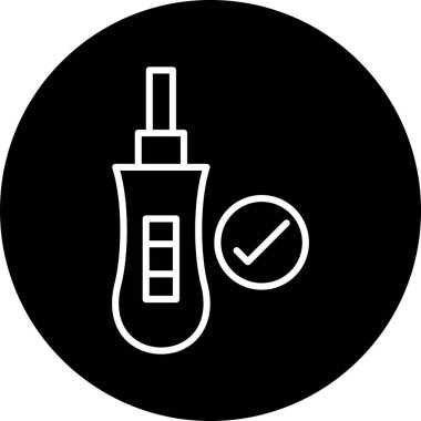 Güzellik ve moda simgelerinin vektör çizimi