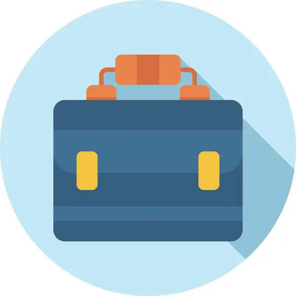 Evrak çantası web simgesi. Basit tasarım. vektör illüstrasyonu