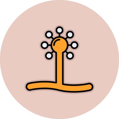 Çizgi film ağacının vektör çizimi