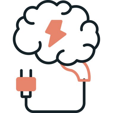 Bulut. Web simgesi basit illüstrasyon