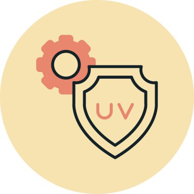 Modern simgenin vektör illüstrasyonu