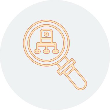 seo modern simgesinin vektör illüstrasyonu