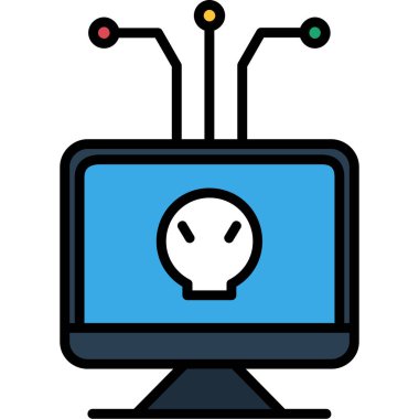 İnternet güvenliği. Basit illüstrasyon