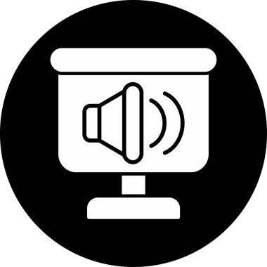 hoparlör vektör illüstrasyonu