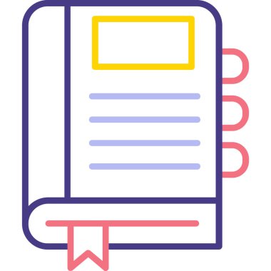 Belge. Web simgesi basit illüstrasyon