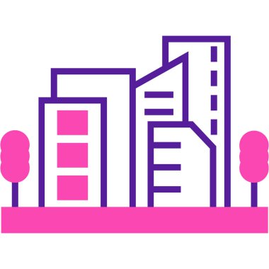 şehir binaları vektör illüstrasyon tasarımı