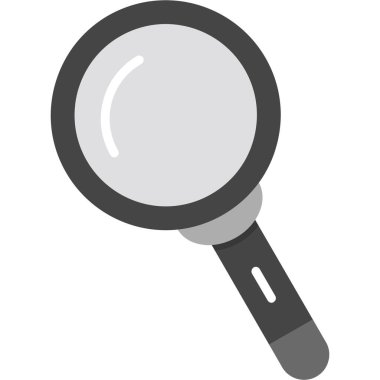 Büyüteç simgesi. Beyaz arkaplanda izole edilmiş web tasarımı için arama büyütme vektör simgesi izometriği