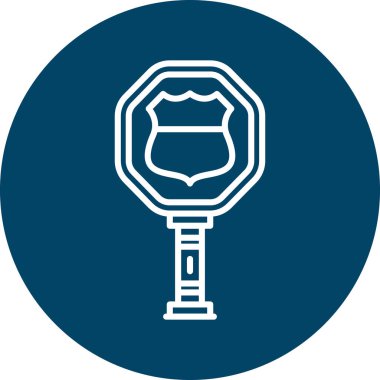 Modern oto tamir simgesinin vektör illüstrasyonu